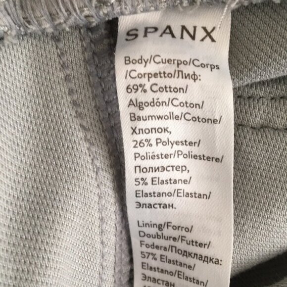 Spanx Stone Wash Camo Ankle Jean-ish Leggings - Picture 8 of 9